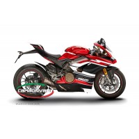 Carbonvani - Ducati Panigale V4 / S / Speciale "AGGRESSIVA" Design Carbon Fiber Full Fairing Kit - ROAD VERSION (8 pieces) Carbonvani - Ducati Panigale V4 / S / Speciale "AGGRESSIVA" Design Carbon Fiber Full Fairing Kit - ROAD VERSION (8 pieces)